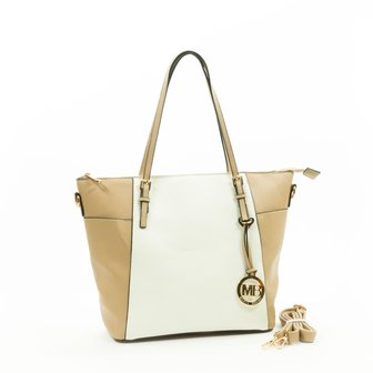 Khaki handtas van het merk Jessica Bags